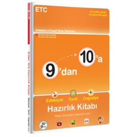 9'dan 10'a Edebiyat Tarih Coğrafya Hazırlık Kitabı
