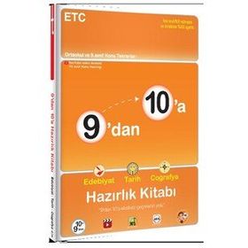 9'dan 10'a Edebiyat Tarih Coğrafya Hazırlık Kitabı