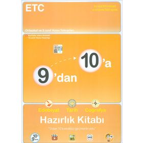9'dan 10'a Edebiyat Tarih Coğrafya Hazırlık Kitabı