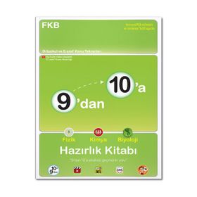9'dan 10'a Fizik Kimya Biyoloji Hazırlık Kitabı - Tonguç Yayınları