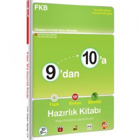 9'dan 10'a Fizik Kimya Biyoloji Hazırlık Kitabı
