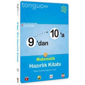 9'dan 10'a Matematik Hazırlık Kitabı Tonguç Akademi Yayınları
