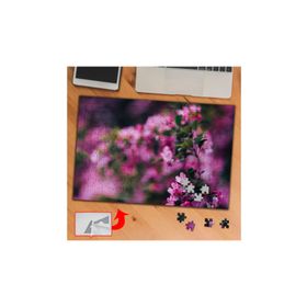 9ECEB Baharda Açan Pembe Çiçek 240 Parça Puzzle Yapboz Tablo