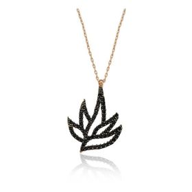A.C Silvers Lotus Çiçeği Kadın Gümüş Kolye