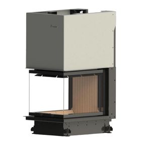 A.Caminetti Crystal Eco 3D 50x60 Epi Asansörlü Çelik Şömine