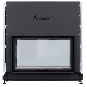 A Caminetti Flat İki Taraflı 120x60 cm Asansörlü Şömine Haznesi