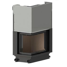 A Caminetti Quattro 90 Eco Sol Açık Asansörlü Çelik Şömine Haznesi