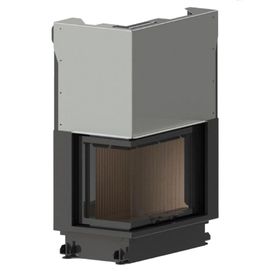 A Caminetti Quattro 90 Eco Sol Açık Asansörlü Çelik Şömine Haznesi