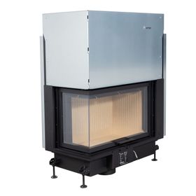 A Caminetti Quattro 90 Eco Sol Açık Asansörlü Çelik Şömine Haznesi