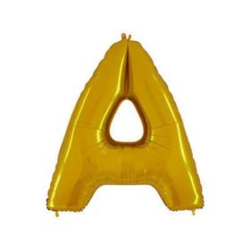 A Harf Altın 100 cm Folyo Balon