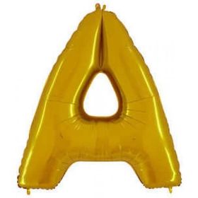 A Harf Altın 100 cm Folyo Balon