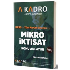 A Kadro Yayınları KPSS A Grubu Mikro İktisat Konu Anlatımlı