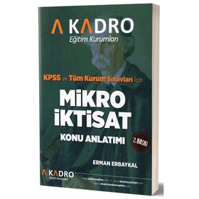 A Kadro Yayınları KPSS A Grubu Mikro İktisat Konu Anlatımlı