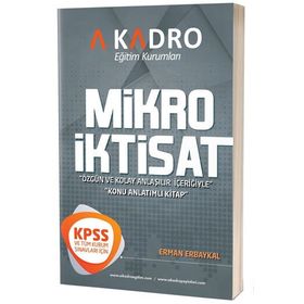 A Kadro Yayınları KPSS A Grubu Mikro İktisat Konu Anlatımlı
