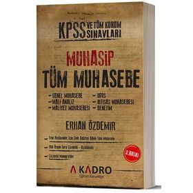 A Kadro Yayınları KPSS ve Tüm Kurum Sınavları İçin Muhasip Tüm Muhasebe