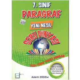 A Kare Yayınları 7. Sınıf Paragraf Yeni Nesil Soru Dünyası