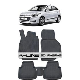 A-Line Hyundai İ20 2014 Siyah 3D Havuzlu Paspas