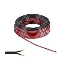 A-Link 2x0.75 mm Yassı Kordon Siyah Kablo