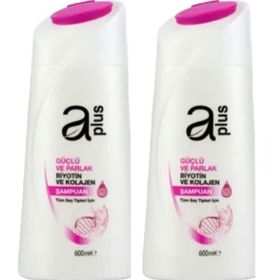 A Plus 2x600 ml Tüm Saçlar Biyotin ve Kolejen Şampuanı