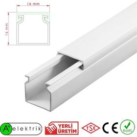 A Plus Elektrik 16 x 16 mm Bantsız Kablo Kanalı