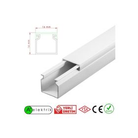 A Plus Elektrik 16 x 16 mm Bantsız Kablo Kanalı