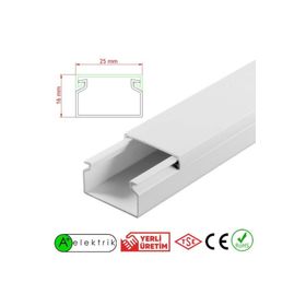 A Plus Elektrik 25 x 16 mm Bantsız Kablo Kanalı
