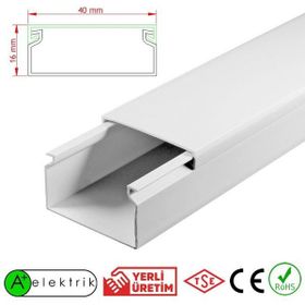 A Plus Elektrik 40 x 16 mm Bantsız Kablo Kanalı