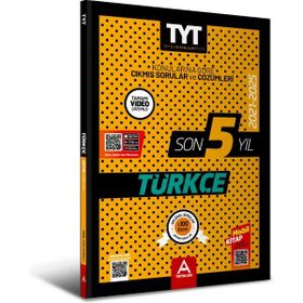 A Yayınları - 2021-2025 Son 5 Yıl TYT Türkçe Çıkmış Sorular
