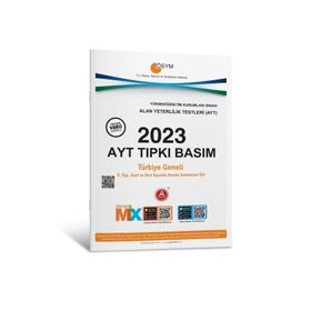 A Yayınları - 2023 AYT Tıpkı Basım Deneme Sınavı Bire Bir ÖSYM Çıkmış Sorular