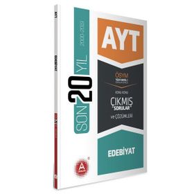A Yayınları AYT Edebiyat Son 20 Yıl Konu Çıkmış Sorular