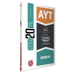 A Yayınları AYT Edebiyat Son 20 Yıl Konu Çıkmış Sorular