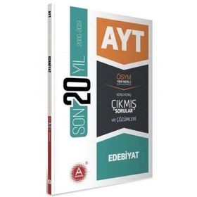 A Yayınları AYT Edebiyat Son 20 Yıl Konu Çıkmış Sorular