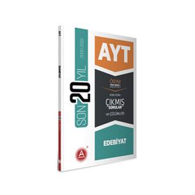 A Yayınları AYT Edebiyat Son 20 Yıl Konu Çıkmış Sorular