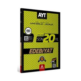 A Yayınları AYT Edebiyat Son 20 Yıl Soru ve Çözümleri