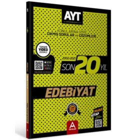 A Yayınları AYT Edebiyat Son 20 Yıl Soru ve Çözümleri