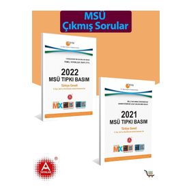 A Yayınları MSÜ Tıpkı Basım Çıkmış Sorular