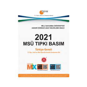 A Yayınları MSÜ Tıpkı Basım Çıkmış Sorular