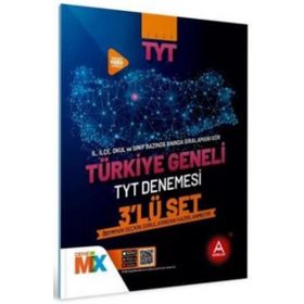 A Yayınları - Türkiye Geneli TYT Çıkmış Sorular Denemesi 3'lü Set
