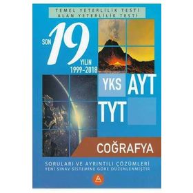 A Yayınları TYT AYT Coğrafya Son 19 Yılın Çıkmış Soruları