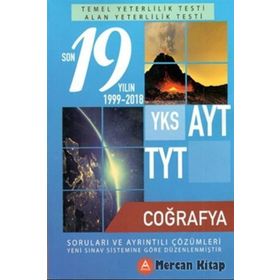 A Yayınları TYT AYT Coğrafya Son 19 Yılın Çıkmış Soruları