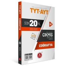A Yayınları TYT AYT Coğrafya Son 20 Yıl Çıkmış Sorular