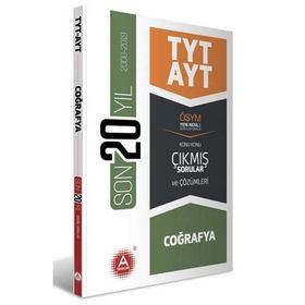 A Yayınları TYT AYT Coğrafya Son 20 Yıl Çıkmış Sorular