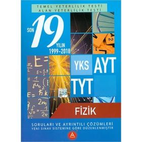 A Yayınları TYT AYT Fizik Son 19 Yılın Çıkmış Soruları