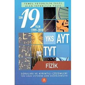 A Yayınları TYT AYT Fizik Son 19 Yılın Çıkmış Soruları