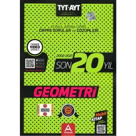 A Yayınları Tyt Ayt Geometri Son 20 Yıl Çıkmış Soru Ve Çözümleri 2002-2021