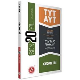 A Yayınları TYT AYT Geometri Son 20 Yıl Çıkmış Sorular