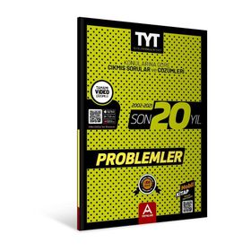 A Yayınları - TYT Problemler Son 20 Yıl Konularına Göre Çıkmış Sorular ve Çözümleri