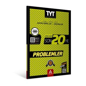A Yayınları - TYT Problemler Son 20 Yıl Konularına Göre Çıkmış Sorular ve Çözümleri