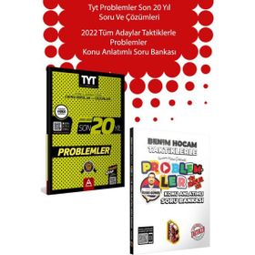 A Yayınları TYT Problemler Son 20 Yıl Soru ve Çözümleri ve Benim Hocam Problemler
