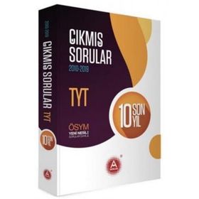 A Yayınları TYT Son 10 Yıl Konu Konu Çıkmış Sorular